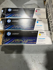 Genuine HP 206X Color set W2111X W2112X W2113X to HP M255dw M282 M283